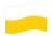 Waving flag of Silesia (Prussian Province)