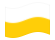 Waving flag of Silesia (Prussian Province)