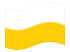 Waving flag of Silesia (Prussian Province)