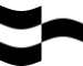 Static waving flag of Posen-West Prussia Border March (Prussian Province)