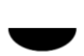 Oval vignette flag of Hohenzollern (Prussian Province)