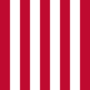 Square flag of Sons of Liberty (USA c. 1765, 9 stripes)