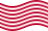 Static waving flag of Sons of Liberty (USA c. 1765, 13 stripes)