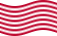 Static waving flag of Sons of Liberty (USA c. 1765, 13 stripes)