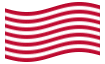 Animated flag Sons of Liberty (USA c. 1765, 13 stripes)