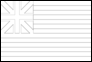 Grand Union (USA 1775-1777) flag coloring page