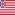 Square flag of Grand Union (USA 1775-1777)