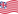 Static waving flag of Grand Union (USA 1775-1777)