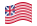 Waving flag of Grand Union (USA 1775-1777)
