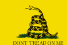Rectangular flag of Gadsden (USA c. 1775)