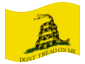 Animated flag Gadsden (USA c. 1775)