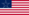 Rectangular flag of Great Star (USA 1818-1819)