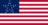 Rectangular flag of Great Star (USA 1818-1819)