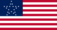 Rectangular flag of Great Star (USA 1818-1819)