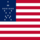 Square flag of Great Star (USA 1818-1819)
