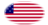 Oval vignette flag of Star-Spangled Banner (USA 1795-1818)