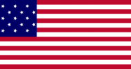 Rectangular flag of Star-Spangled Banner (USA 1795-1818)
