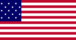 Rectangular flag of Star-Spangled Banner (USA 1795-1818)