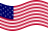 Static waving flag of Star-Spangled Banner (USA 1795-1818)