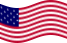 Static waving flag of Star-Spangled Banner (USA 1795-1818)