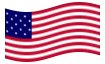 Animated flag Star-Spangled Banner (USA 1795-1818)