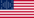 Rectangular flag of Fort Sumter (USA 1861)