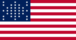 Rectangular flag of Fort Sumter (USA 1861)