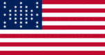 Rectangular flag of Fort Sumter (USA 1861)
