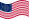 Static waving flag of Fort Sumter (USA 1861)
