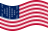 Static waving flag of Fort Sumter (USA 1861)