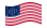 Waving flag of Fort Sumter (USA 1861)