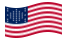 Waving flag of Fort Sumter (USA 1861)