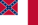 Rectangular flag of Blood-Stained Banner (Confederate States 1865)
