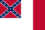 Rectangular flag of Blood-Stained Banner (Confederate States 1865)