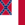 Square flag of Blood-Stained Banner (Confederate States 1865)