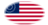 Oval vignette flag of USA 37 stars (1867-1877)
