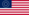 Rectangular flag of USA 37 stars (1867-1877)
