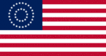 Rectangular flag of USA 37 stars (1867-1877)