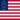 Square flag of USA 37 stars (1867-1877)
