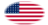 Oval vignette flag of USA 48 stars (1912-1959)