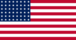 Rectangular flag of USA 48 stars (1912-1959)