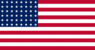 Rectangular flag of USA 48 stars (1912-1959)
