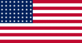Rectangular flag of USA 48 stars (1912-1959)