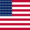 Square flag of USA 48 stars (1912-1959)