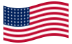 Waving flag of USA 48 stars (1912-1959)