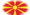 Oval vignette flag of Macedonia