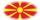 Oval vignette flag of Macedonia