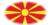 Oval vignette flag of Macedonia