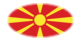 Oval vignette flag of Macedonia