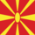 Square flag of Macedonia